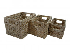 LOT DE 3 PANIERS JACINTHE SENSEA