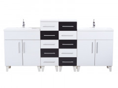 MIROIR NON LUMINEUX 45X138CM DECOUPE RECTAGULAIRE POLI