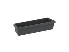 BOITE M PLASTIQUE 30X10X6,7CM GRIS