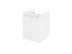 MEUBLE SOUS VASQUE REMIX LARG 45XPROF 48XH58CM 1 PORTE BLANC BRILLANT