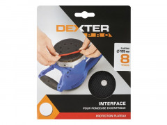 ABRASIF PATIN DISQUE DIAMETRE 125MM 8 TROUS DEXTER PRO