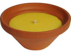POT TERRE CUITE ANTI MOUSTIQUE CITRONNELLE PETIT 70X155MM