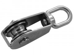 POULIE SIMPLE DÉRIVEUR RÉA 32MM INOX AÇ / AISI 316