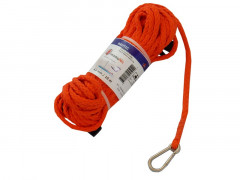 CORDE À LANCER PP TRESSEE ORANGE 6MM 15M