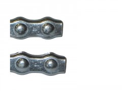 SERRE-CABLE PLAT DOUBLE 2MM INOX A4 / AISI 316