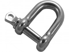 MANILLE DROITE À VIS 4MM INOX A4 / AISI 316