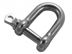 MANILLE DROITE À VIS 5MM INOX A4 / AISI 316