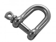 MANILLE DROITE À VIS 6MM INOX A4 / AISI 316