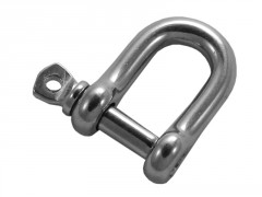 MANILLE DROITE À VIS 8MM INOX A4 / AISI 316