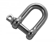MANILLE DROITE À VIS 12MM INOX A4 / AISI 316