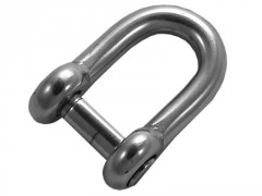 MANILLE DROITE VIS SIX PANS 8MM INOX A4 / AISI 316