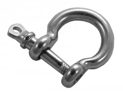 MANILLE LYRE A VIS 5MM INOX A4 / AISI 316