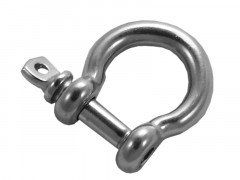 MANILLE LYRE À VIS 6MM INOX A4 / AISI 316