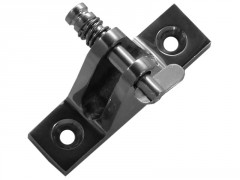 PLATINE CAPOTE AXE AMOV. 56MM INOX A4 / AISI 316