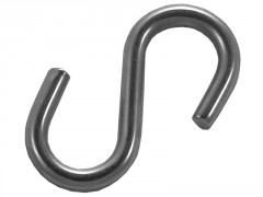 CROCHET "S" SYMETRIQUE 4MM INOX A4 / AISI 316
