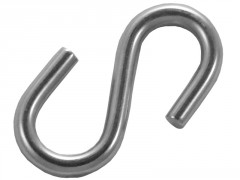 CROCHET "S" SYMETRIQUE 5MM INOX A4 / AISI 316