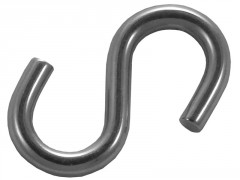 CROCHET "S" SYMETRIQUE 6MM INOX A4 / AISI 316