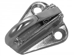 MOUSQUETON SUR PLATINE 40MM INOX A4 / AISI 316
