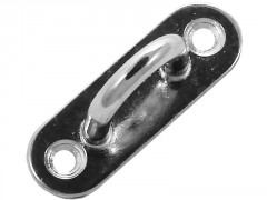 PONTET SUR PLATINE OBLONG 60MM INOX A4 / AISI 316