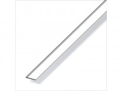 PLAT 20 MM ALUMINIUM BRILLANT 2,5M