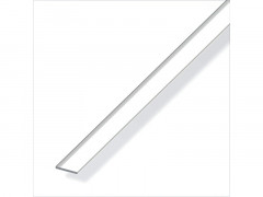 PLAT 25 MM ALUMINIUM BRILLANT 1M