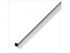 TUBE CARRE 10X10 ALU BRILLANT 1M