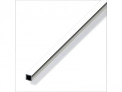 TUBE CARRE 15X15 ALU BRILLANT 2,5M