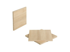 TABLETTE MELAMINEE 120X30X1,8CM CHENE NATUREL