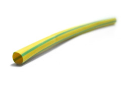 GAINE THERMORETRACTABLE D6,4/3,2 VERT JAUNE 1M