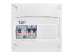 TABLEAU ELECTRIQUE EQUIPE PRECABLE 1 RANGEE 8 MODULES