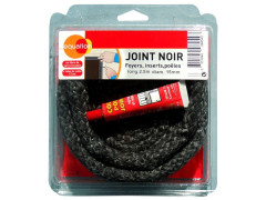 JOINT FIBRE DE VERRE ROND DIAMETRE 15MM 2.5M +COLLE