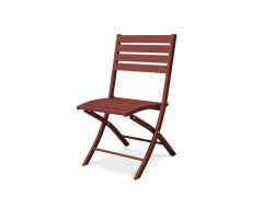 CHAISE PLIANTE MARIUS ALU ROUGE CARMIN