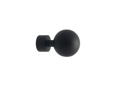 EMBOUTS METAL D20 DESIGN BOULE NOIR MAT INSPIRE X2