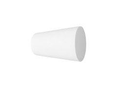 EMBOUTS METAL D20 DESIGN POMMEAU BLANC MAT INSPIRE X2