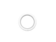 ANNEAU D20 METAL DESIGN BLANC MAT X10