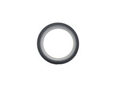 ANNEAU D20 METAL DESIGN NOIR MAT X10