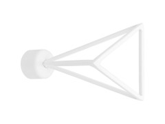 EMBOUTS METAL D20 DESIGN TRIANGLE BLANC MAT INSPIRE X2