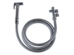 DOUCHETTE LAIT+FLEXIBLE INOX+RACC 3 VOIE+SUP DOUCH SUPERB METAL KIT