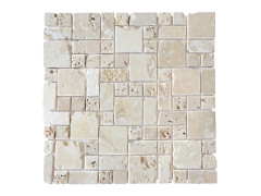 MOSAIQUE SOL & MUR ARTENS MINERAL TRAVERTIN ROMANO 30,5X30,5CM