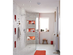 POIGNEE CUVETTE+SERRURE POUR PORTE COULISSANTE PLEINE OU VITRE ARTENS
