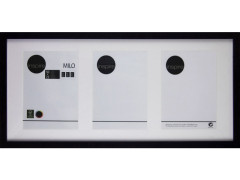 CADRE MILO BOIS 23X50 NOIR INSPIRE