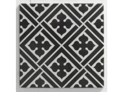 CARRELAGE SOL ET MUR GATSBY 20X20 CM MIX NOIR/BLANC 1,42M2