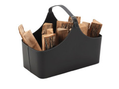 PAN BUCHE ALPHA SIMILI CUIR NOIR