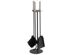 SERVITEUR ACIER TRIO2 NOIR + 3 ACCESSOIRES