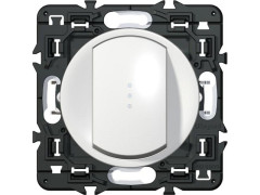 INTERRUPTEUR VA ET VIENT A VOYANT TEMOIN BLANC CELIANE LEGRAND