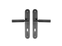 POIGNEE DE PORTE EDEN 195MM TROU CLE ZAMAK