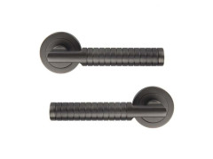 POIGNEE DE PORTE SUR ROSACE EDEN SANS TROU ZAMAK