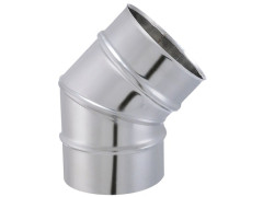 COUDE SEGMENT RACCORDEMENT 45 DEGRE LISSE DIAMETRE 139MM INOX