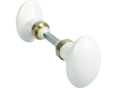 BOUTONS DE PORTE PORCELAINE PORCELAINE DE LIMOGES LAITONNï¿½ X2