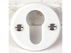 ROSACES DE FONCTION D1, PORCELAINE  MAT TROU DE CYLINDRE X2